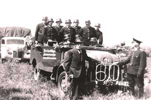 Umzug zum Amtsfeuerwehrfest 1949